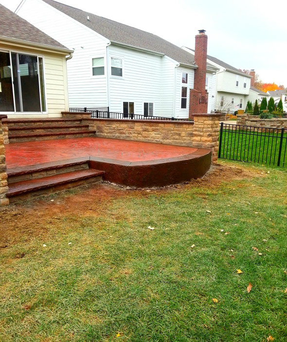 Our stamped concrete pictures in columbus