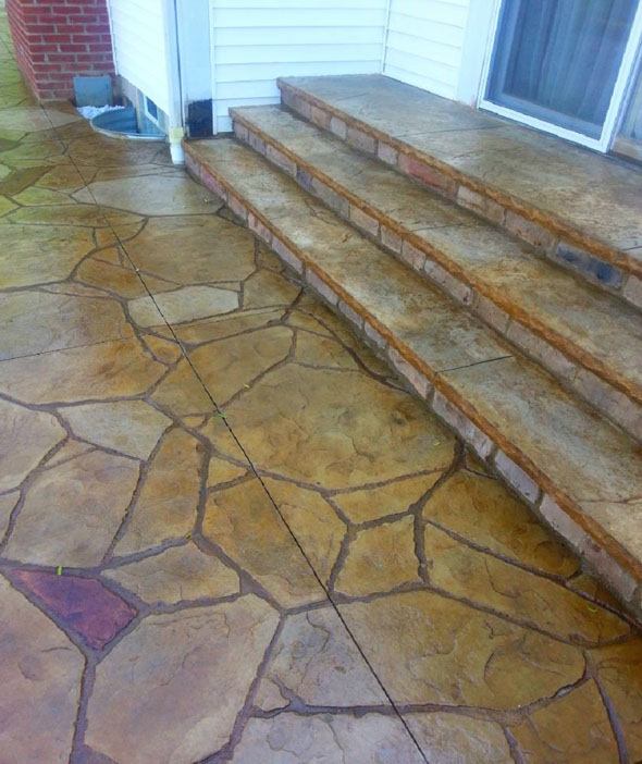 Our stamped concrete pictures in columbus