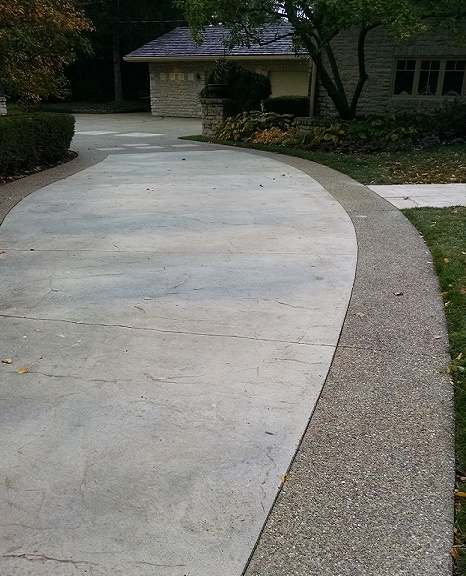 Stamped concrete patios in columbus Ohio
