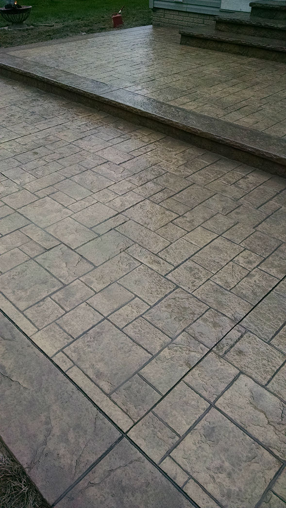 Our stamped concrete pictures in columbus